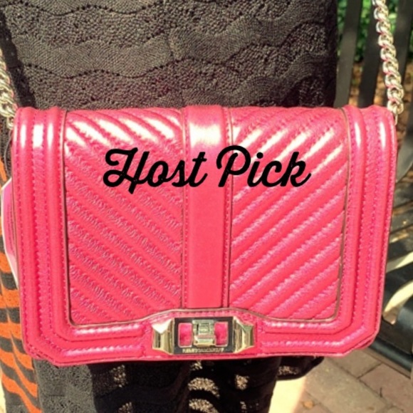 Rebecca Minkoff Handbags - Rebecca Minkoff Crossbody Small Love Pink